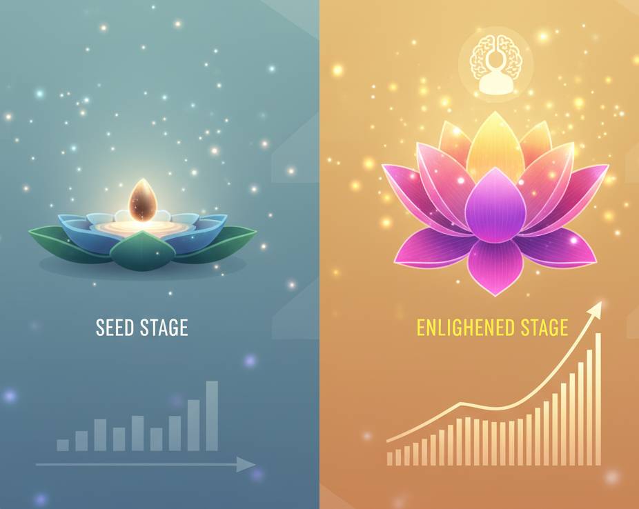 From Seed to Enlightened: How Visual Progress Tracking Transforms Your Meditation Journey